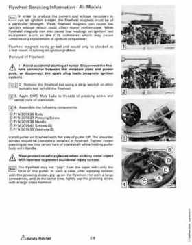 1987 Johnson Evinrude "CD" Colt/Junior thru 55 Commercial service repair manual, P/N 507546, Page 180