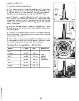 1987 Johnson Evinrude "CD" Colt/Junior thru 55 Commercial service repair manual, P/N 507546, Page 181