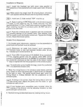 1987 Johnson Evinrude "CD" Colt/Junior thru 55 Commercial service repair manual, P/N 507546, Page 189
