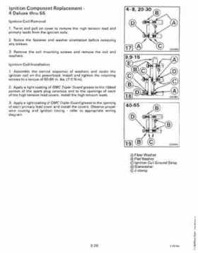 1987 Johnson Evinrude "CD" Colt/Junior thru 55 Commercial service repair manual, P/N 507546, Page 198