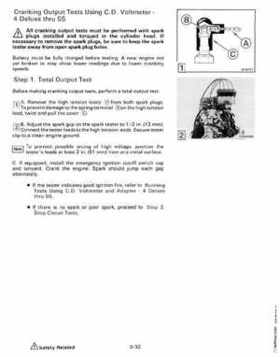 1987 Johnson Evinrude "CD" Colt/Junior thru 55 Commercial service repair manual, P/N 507546, Page 204