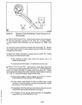 1987 Johnson Evinrude "CD" Colt/Junior thru 55 Commercial service repair manual, P/N 507546, Page 209