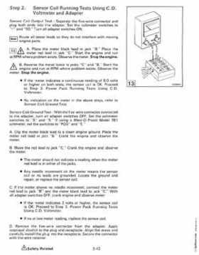 1987 Johnson Evinrude "CD" Colt/Junior thru 55 Commercial service repair manual, P/N 507546, Page 214