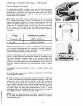 1987 Johnson Evinrude "CD" Colt/Junior thru 55 Commercial service repair manual, P/N 507546, Page 223
