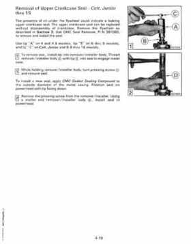 1987 Johnson Evinrude "CD" Colt/Junior thru 55 Commercial service repair manual, P/N 507546, Page 235