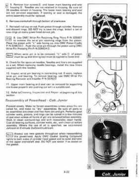 1987 Johnson Evinrude "CD" Colt/Junior thru 55 Commercial service repair manual, P/N 507546, Page 238