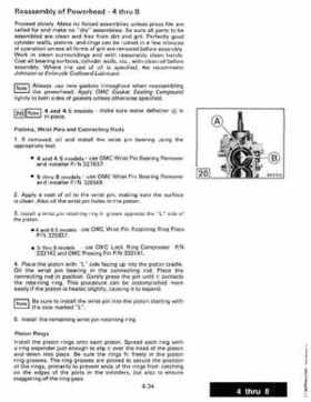 1987 Johnson Evinrude "CD" Colt/Junior thru 55 Commercial service repair manual, P/N 507546, Page 250