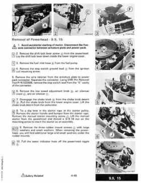 1987 Johnson Evinrude "CD" Colt/Junior thru 55 Commercial service repair manual, P/N 507546, Page 265