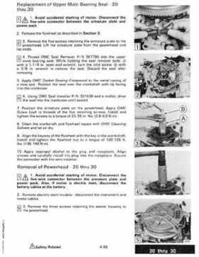 1987 Johnson Evinrude "CD" Colt/Junior thru 55 Commercial service repair manual, P/N 507546, Page 285