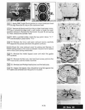 1987 Johnson Evinrude "CD" Colt/Junior thru 55 Commercial service repair manual, P/N 507546, Page 289