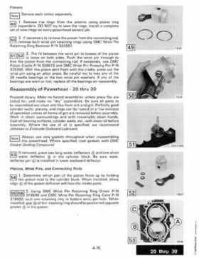 1987 Johnson Evinrude "CD" Colt/Junior thru 55 Commercial service repair manual, P/N 507546, Page 292