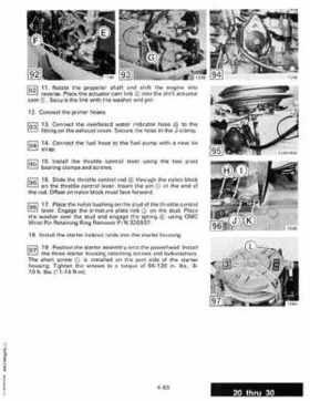 1987 Johnson Evinrude "CD" Colt/Junior thru 55 Commercial service repair manual, P/N 507546, Page 299