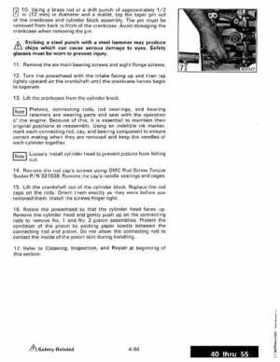 1987 Johnson Evinrude "CD" Colt/Junior thru 55 Commercial service repair manual, P/N 507546, Page 310