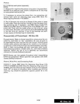 1987 Johnson Evinrude "CD" Colt/Junior thru 55 Commercial service repair manual, P/N 507546, Page 312
