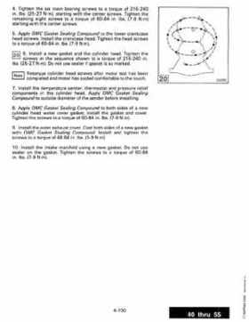 1987 Johnson Evinrude "CD" Colt/Junior thru 55 Commercial service repair manual, P/N 507546, Page 316