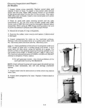 1987 Johnson Evinrude "CD" Colt/Junior thru 55 Commercial service repair manual, P/N 507546, Page 326