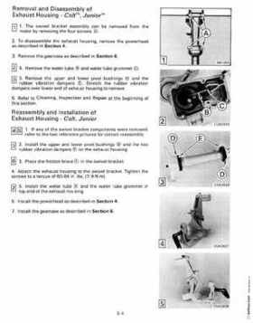 1987 Johnson Evinrude "CD" Colt/Junior thru 55 Commercial service repair manual, P/N 507546, Page 327