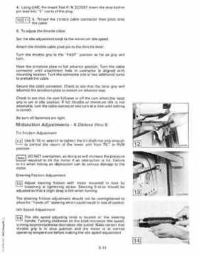 1987 Johnson Evinrude "CD" Colt/Junior thru 55 Commercial service repair manual, P/N 507546, Page 334