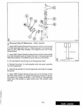 1987 Johnson Evinrude "CD" Colt/Junior thru 55 Commercial service repair manual, P/N 507546, Page 373