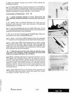 1987 Johnson Evinrude "CD" Colt/Junior thru 55 Commercial service repair manual, P/N 507546, Page 403