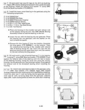 1987 Johnson Evinrude "CD" Colt/Junior thru 55 Commercial service repair manual, P/N 507546, Page 410
