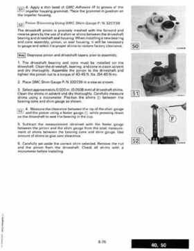 1987 Johnson Evinrude "CD" Colt/Junior thru 55 Commercial service repair manual, P/N 507546, Page 439