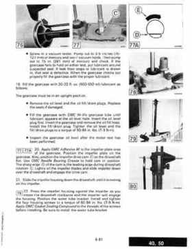 1987 Johnson Evinrude "CD" Colt/Junior thru 55 Commercial service repair manual, P/N 507546, Page 445