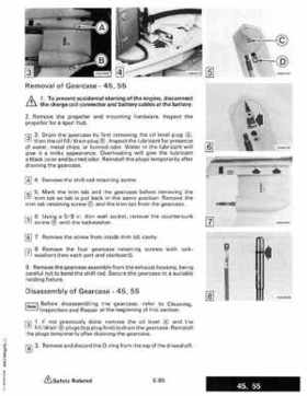 1987 Johnson Evinrude "CD" Colt/Junior thru 55 Commercial service repair manual, P/N 507546, Page 449