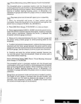 1987 Johnson Evinrude "CD" Colt/Junior thru 55 Commercial service repair manual, P/N 507546, Page 457