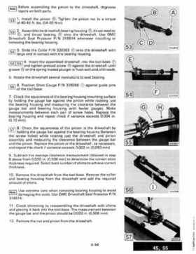1987 Johnson Evinrude "CD" Colt/Junior thru 55 Commercial service repair manual, P/N 507546, Page 458
