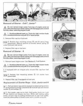 1987 Johnson Evinrude "CD" Colt/Junior thru 55 Commercial service repair manual, P/N 507546, Page 467