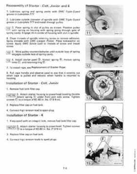 1987 Johnson Evinrude "CD" Colt/Junior thru 55 Commercial service repair manual, P/N 507546, Page 469