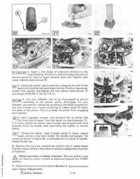 1987 Johnson Evinrude "CD" Colt/Junior thru 55 Commercial service repair manual, P/N 507546, Page 476