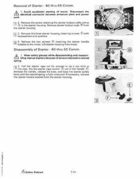 1987 Johnson Evinrude "CD" Colt/Junior thru 55 Commercial service repair manual, P/N 507546, Page 484