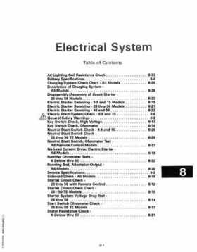 1987 Johnson Evinrude "CD" Colt/Junior thru 55 Commercial service repair manual, P/N 507546, Page 489
