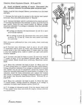 1987 Johnson Evinrude "CD" Colt/Junior thru 55 Commercial service repair manual, P/N 507546, Page 496