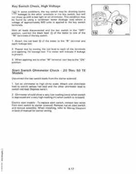 1987 Johnson Evinrude "CD" Colt/Junior thru 55 Commercial service repair manual, P/N 507546, Page 505
