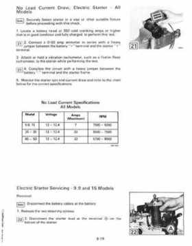 1987 Johnson Evinrude "CD" Colt/Junior thru 55 Commercial service repair manual, P/N 507546, Page 507