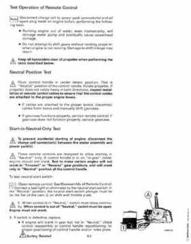 1987 Johnson Evinrude "CD" Colt/Junior thru 55 Commercial service repair manual, P/N 507546, Page 523