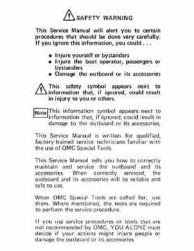 1987 Johnson/Evinrude CU Outboards 35A thru 55 Service Repair Manual P/N: 507616, Page 2