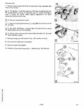 1988 Johnson Evinrude CC 60 thru 75 outboards Service Repair Manual P/N: 507662, Page 104