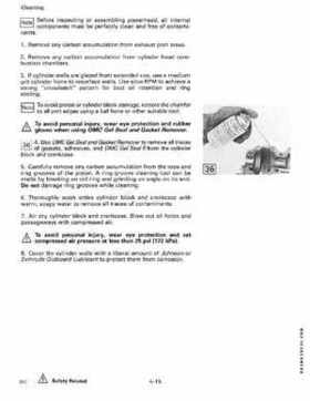 1988 Johnson Evinrude CC 60 thru 75 outboards Service Repair Manual P/N: 507662, Page 166