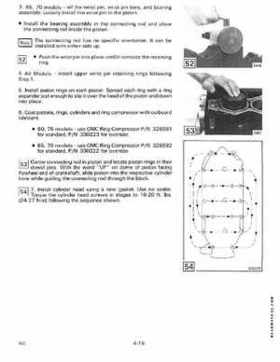 1988 Johnson Evinrude CC 60 thru 75 outboards Service Repair Manual P/N: 507662, Page 170