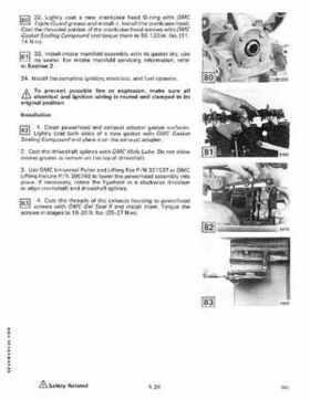 1988 Johnson Evinrude CC 60 thru 75 outboards Service Repair Manual P/N: 507662, Page 175