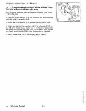 1988 Johnson Evinrude CC 60 thru 75 outboards Service Repair Manual P/N: 507662, Page 216