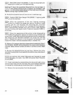 1988 Johnson Evinrude CC 60 thru 75 outboards Service Repair Manual P/N: 507662, Page 244