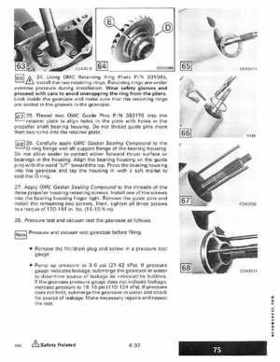 1988 Johnson Evinrude CC 60 thru 75 outboards Service Repair Manual P/N: 507662, Page 248