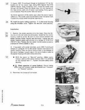 1988 Johnson Evinrude CC 60 thru 75 outboards Service Repair Manual P/N: 507662, Page 259
