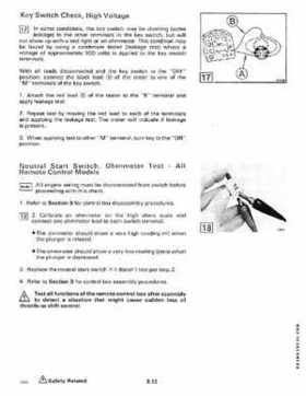1988 Johnson Evinrude CC 60 thru 75 outboards Service Repair Manual P/N: 507662, Page 272