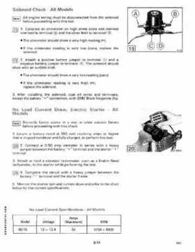 1988 Johnson Evinrude CC 60 thru 75 outboards Service Repair Manual P/N: 507662, Page 273